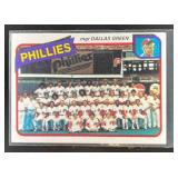 1980 Topps Baseball Philadelphia Phillies / Dallas