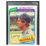 1980 TOPPS BASEBALL GEORGE BRETT #450 ALL-STAR KAN