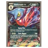 2023 POKEMON SCARLET & VIOLET TOXICROAK EX #131/19
