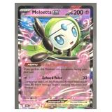 2025 POKEMON BLACK BOLT MELOETTA EX #044/086 DOUBL