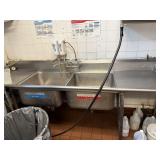 Advance Tabco 2 Comp NSF Sink w Double Drain Bds