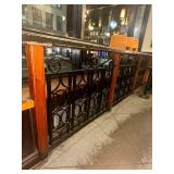 2x 4Ft x 34'h Iron gate between post