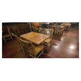 12x Solid wood dining rm chairs Ea.