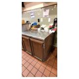 30x36 Ss work top Cabinet on casters