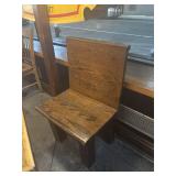 3x Solid wood matching  bench chairs Each