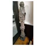 Vintage metal post