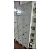 3x Metal emplyee Locker Ea_