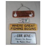 Small Sign Lot x3