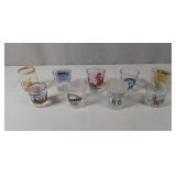 Shot Glass Lot From Around the World x9