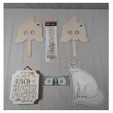 Halloween Wood Crafting Lot