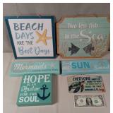 Ocean Themed Signs