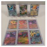 Pokï¿½mon Rare EX Card Lot x9