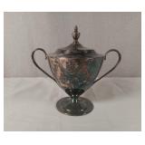 Quadruple Silver Plated Sugar Bowl