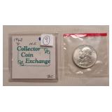 1962 Washinton Silver Quarter (90%)