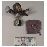 Antique Tools (Tape Measure & Air Regulator)