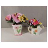Small Ceramic Flower Decorations