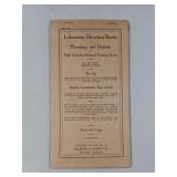 1921 Physiology & Hygiene For High School Pamphlet
