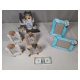Picture Frame Lot - Dogs & Stained Glass