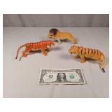 Vintage Lion and Tiger Toys