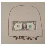 23.28 g Vintage .925 Silver Charms & Necklace