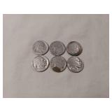 Buffalo Nickles x6