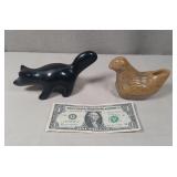 Antique Pottery Animals