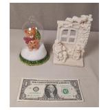 Light Up Ornament - Works & Christmas Candle Stand