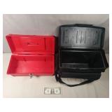 Small Toolbox & Hard Shell FIle Case