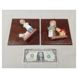 1980's Hand Painted Picture Series by Criterion x2
