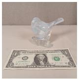 Antique Milky Glass Bird