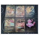 Pokemon Rare Black Foil Cards Lot