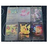 Pokemon Rare Black Foil Cards Lot