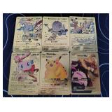 Pokemon Rare Gold Foil Cards Lot