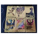 Pokemon Rare Gold Foil Cards Lot