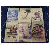 Pokemon Rare Gold Foil Cards Lot