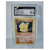 Ninetales Base Set 12/102 CGC 2.5 Sadowless