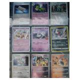 Pokemon Rare Holo Cards in Sheet