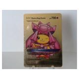 Pokemon Rare Gold Pikachu Mega Diancie