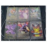 Pokemon Rare Black Foil Cards Lot
