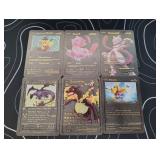 Pokemon Rare Black Foil Cards Lot