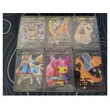 Pokemon Rare Black Foil Cards Lot