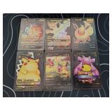 Pokemon Rare Black Foil Cards Lot