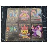 Pokemon Rare Black Foil Cards Lot