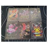Pokemon Rare Black Foil Cards Lot