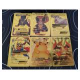 Pokemon Rare Gold Foil Cards Lot