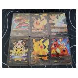 Pokemon Rare Black Foil Cards Lot