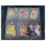 Pokemon Rare Black Foil Cards Lot
