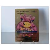 Pokemon Rare Gold Pikachu Mega Diancie