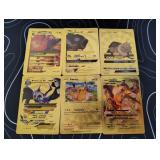 Pokemon Rare Gold Foil Cards Lot