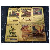 Pokemon Rare Gold Foil Cards Lot